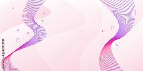 Geometric background with dynamic shapes composition