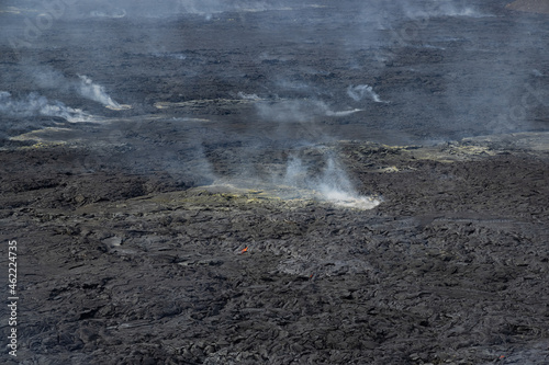 The lava field of Fagradalsfjall vocano, Iceland. photo