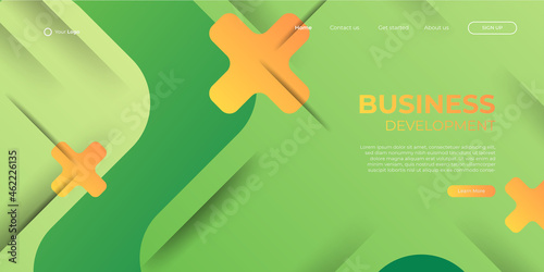 Website Landing Page Background, Modern Abstract Style