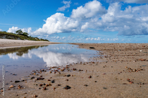 Wallpaper Mural Reflection of clouds in the water. Beautiful sky. The sea coast. Deserted seashore. Torontodigital.ca