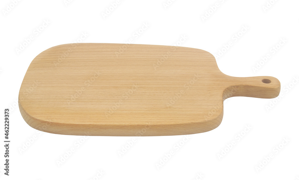 Wooden cutting board isolated on white Wooden cutting board isolated on white