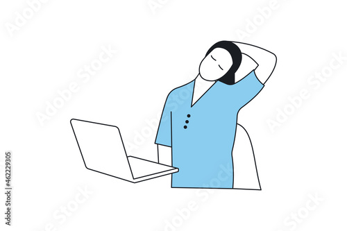 Back pain logo design vector icon illustration