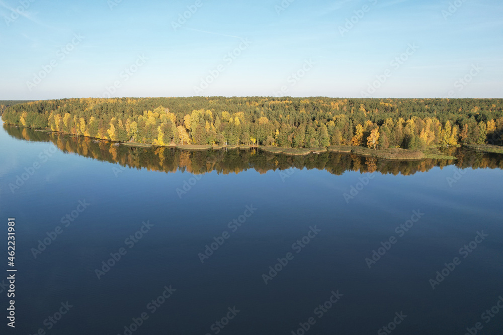Fall landscape background