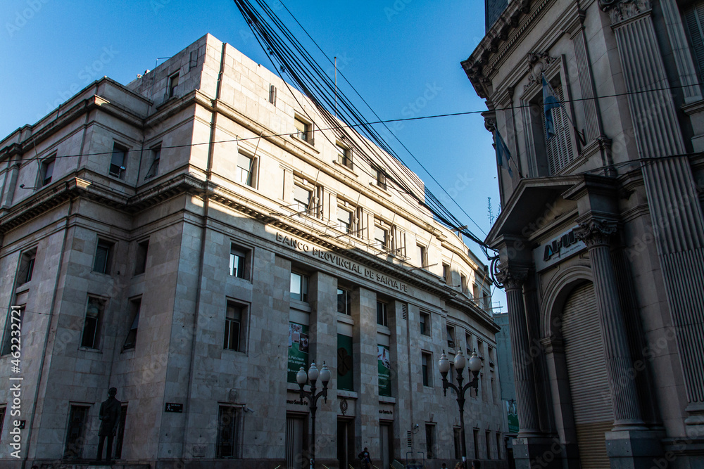 New Bank of Santa Fe Building in Rosario, Argentina