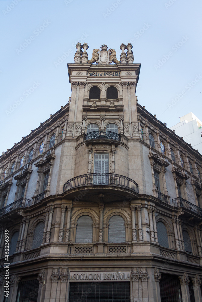 Old Building of the Spanish Association in Rosario Argentina