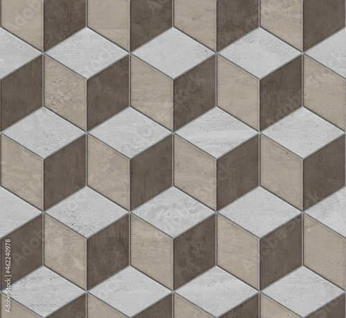 seamless vintage tiles texture