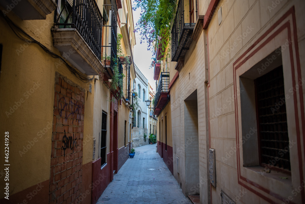Streets, buildings and monuments of Seville