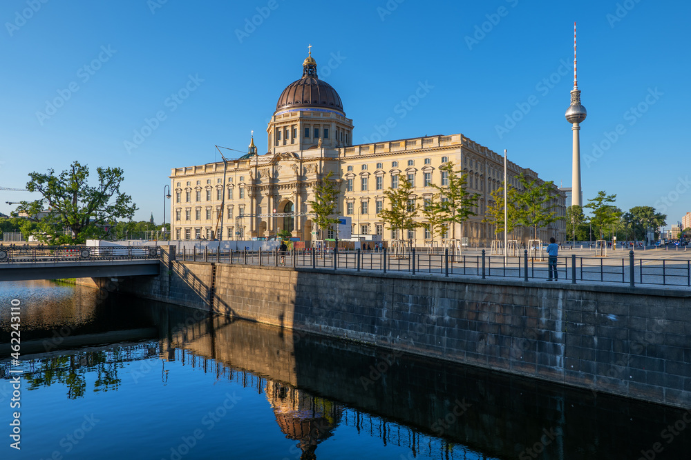 Berlin Palace And Television Tower