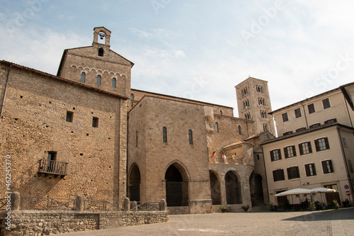 Image of the city of Anagni  an ancient medieval city in central Italy  Europe.