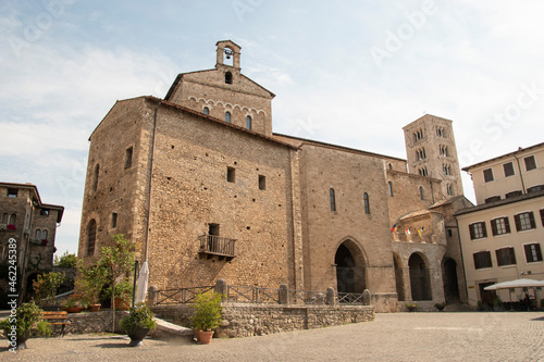 Bilde på lerret Image of the city of Anagni, an ancient medieval city in central Italy, Europe