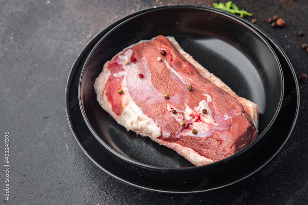 duck breast raw meat poultry fresh meal snack on the table copy space food background rustic duck breast raw meat poultry fresh meal snack on the table copy space food background rustic