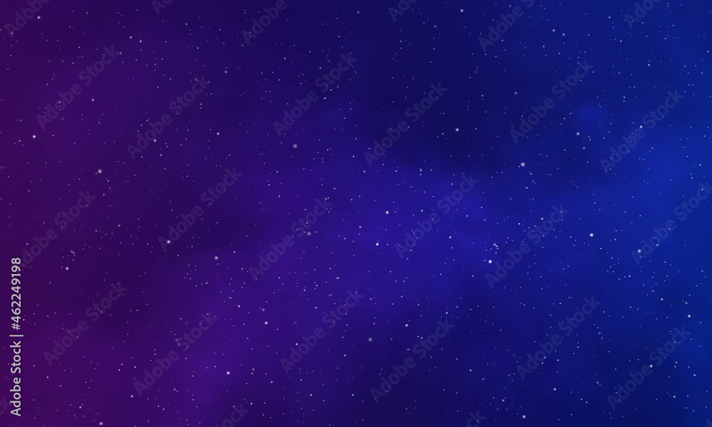 Realistic Infinite universe starry night nebula shining stardust Magic color galaxy background vector illustration. Realistic Infinite universe starry night nebula shining stardust Magic color galaxy background vector illustration.