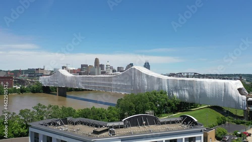 Brent Spence Bridge Over Ohio River in Cincinnati Painting and Maintenance