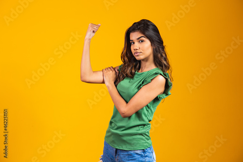 фотографія Militancy. Claw woman. we can do it. Equal rights. Woman's Day