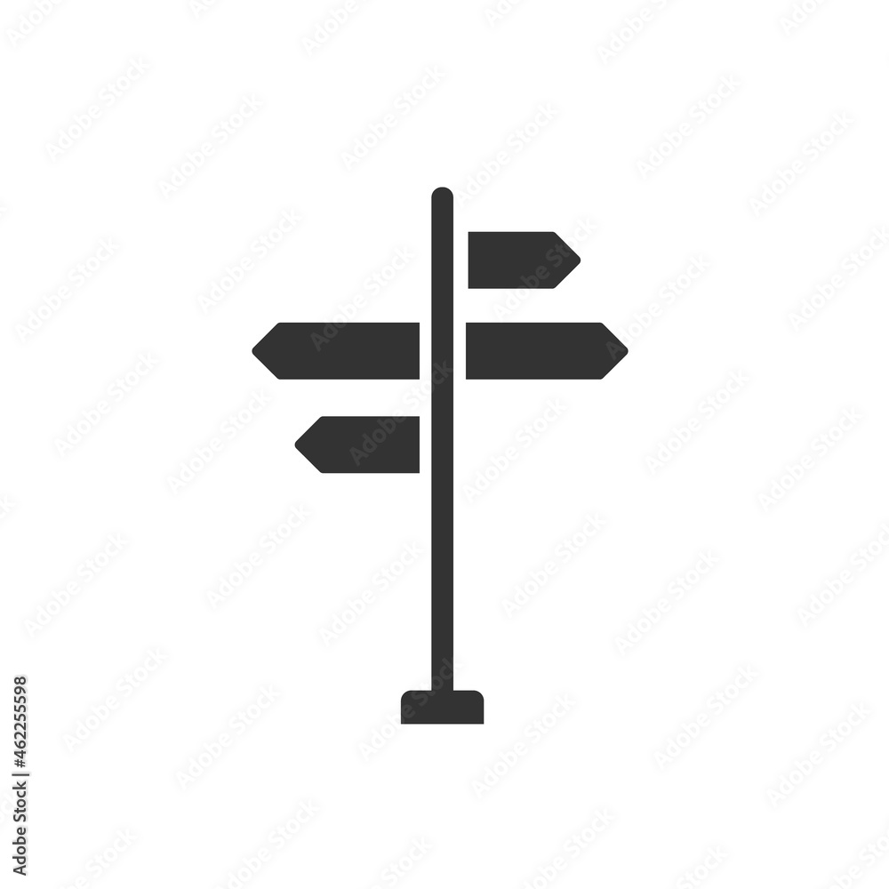Signpost, pointer icon, road sign, directional guidepost icon. Stock Vector illustration isolated Signpost, pointer icon, road sign, directional guidepost icon. Stock Vector illustration isolated