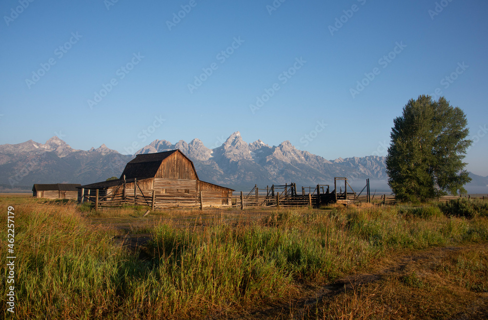 Reed Moulton barn and homestead, Grand Teton National Park, Wyoming, USA