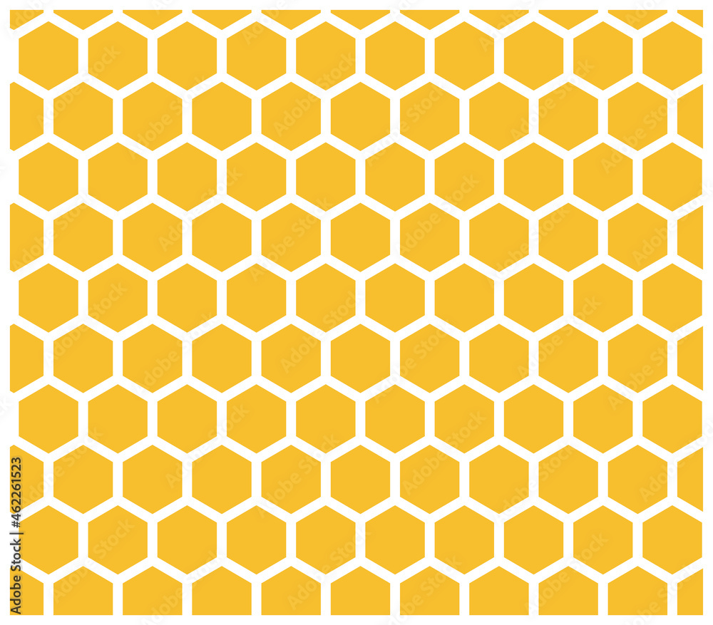 Honeycomb seamless model. Hexagon vector drawing background Honeycomb seamless model. Hexagon vector drawing background