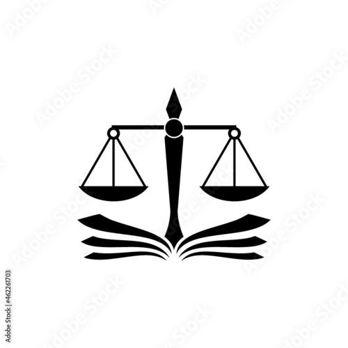 Law Book icon isolated on white background