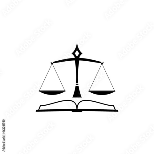Law Book icon isolated on white background