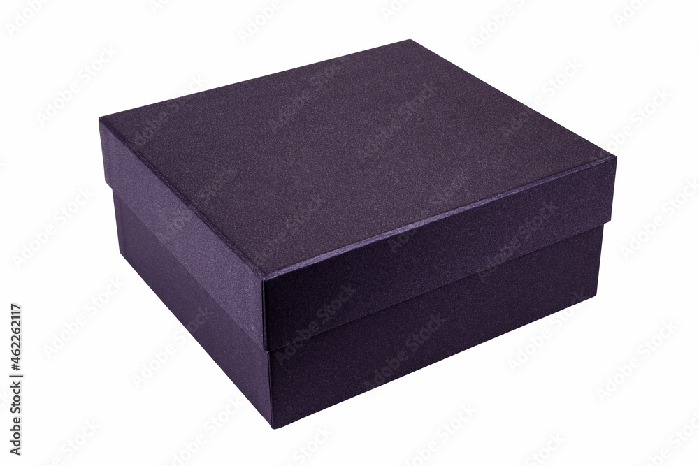 black box closed and isolated on white background black box closed and isolated on white background