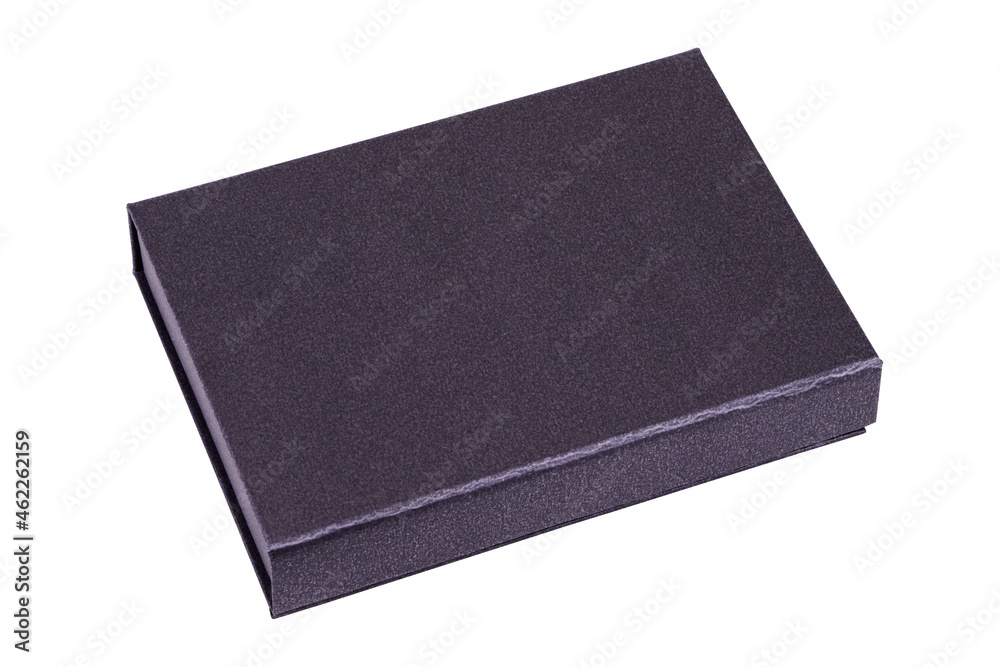 black box closed and isolated on white background black box closed and isolated on white background