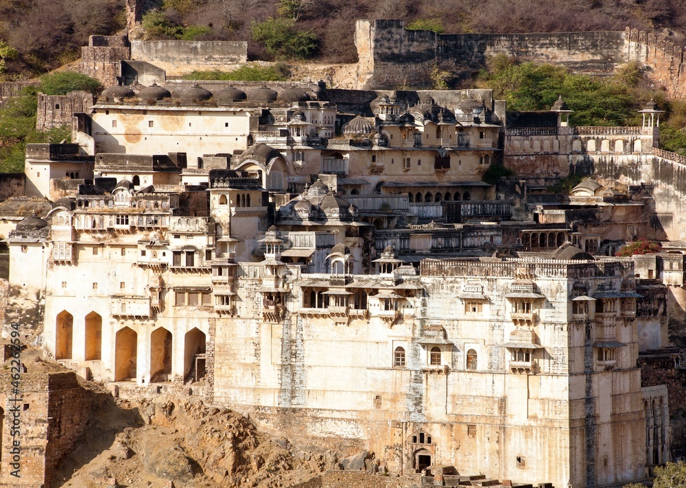 Taragarh fort in Bundi town, Rajasthan, India