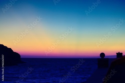 Abendstimmung am Mittelmeer