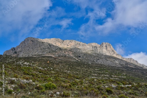 Bernia mountain range and Bernia top