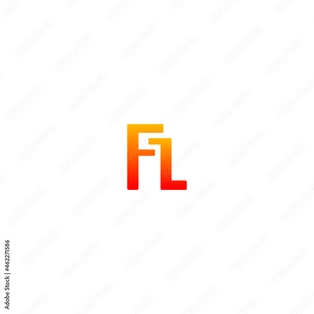 vector logo fall orange fire