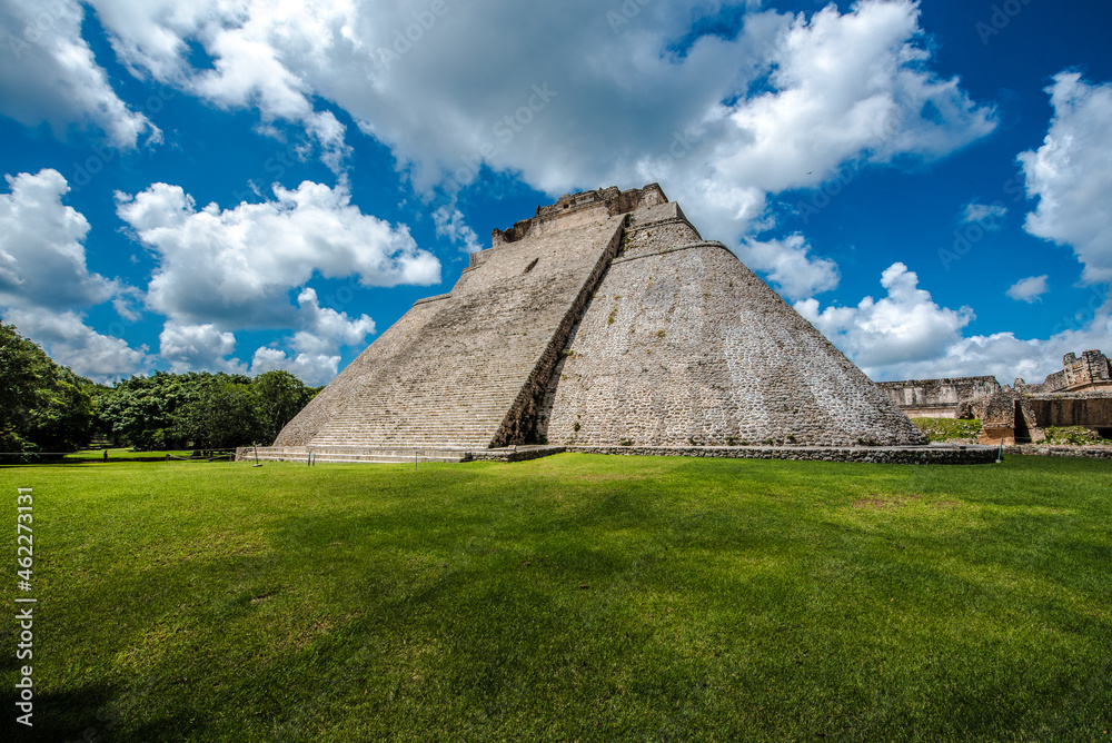 Maya temple Uxmal in Yucatan