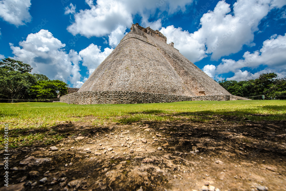 Maya temple Uxmal in Yucatan