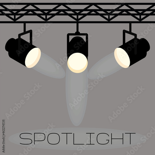 spotlight reflector card