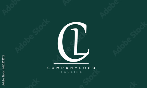 Abstract Letter Vector Logo Design Template CL,LC,C and L