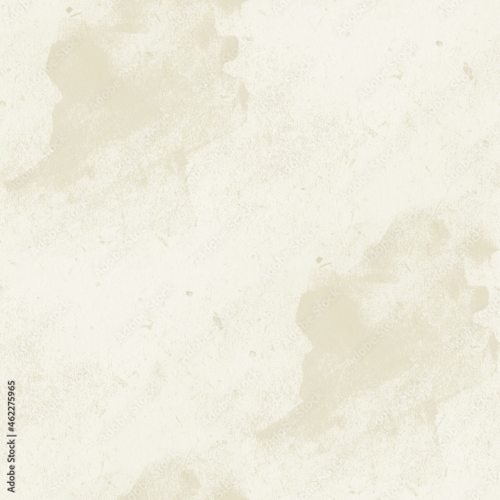 Seamless background with subtle watercolor stains. Kraft paper texture. 