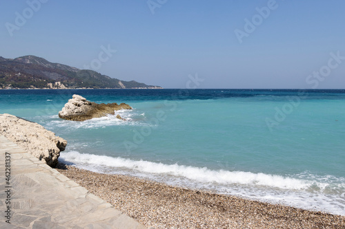 Samos sea, rock, water