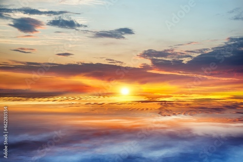 background clouds of dawn or sunset  Heaven religion