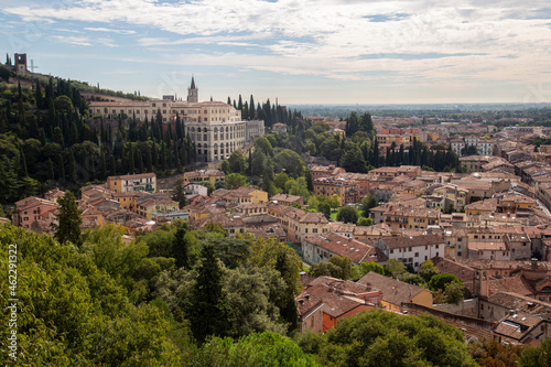View of a Verona city in Italy