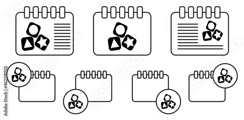 Wooden block building game vector icon in calender set illustration for ui and ux, website or mobile application