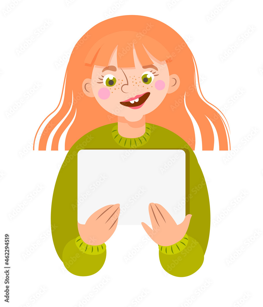 Happy child holding a blank billboard. Isolated portrait..Little girl holding blank poster campaigning and promoting Happy child holding a blank billboard. Isolated portrait..Little girl holding blank poster campaigning and promoting