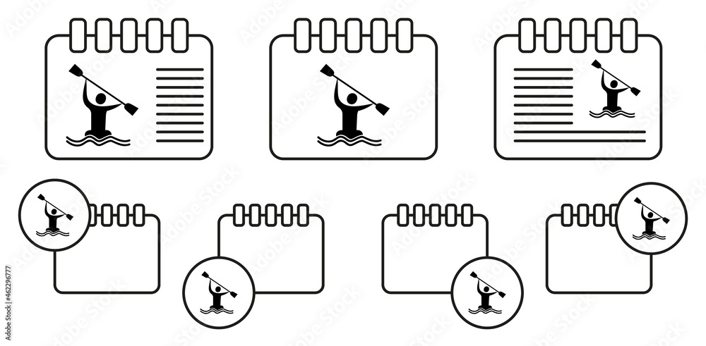 Windsurfing icon. Elements of sportsman icon. Premium quality graphic design icon. Signs and symbols collection icon for websites, web design, mobile app on white background