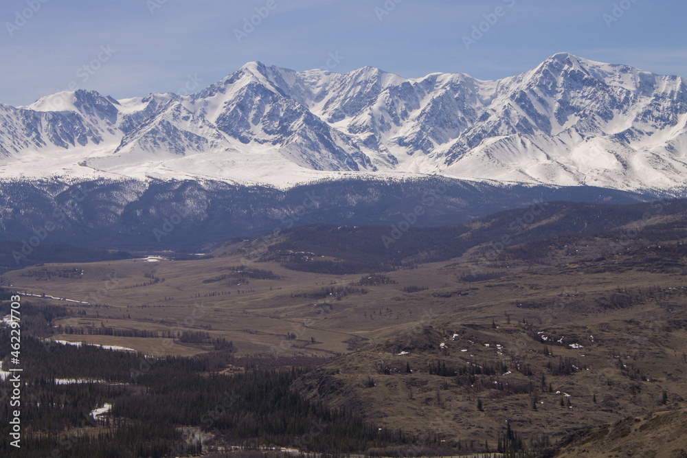 view of the Severo-Chuisky ridge, Altai 2021