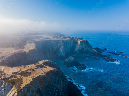 Viewpoint at the coast of Portugal. Cape Rock