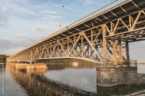 view of the Bridge in the city of Płock in Poland