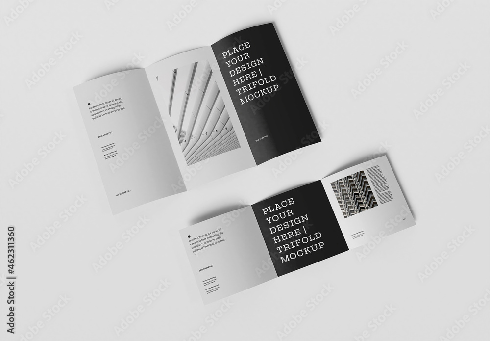 Brochure Design Mockup Stock Template | Adobe Stock