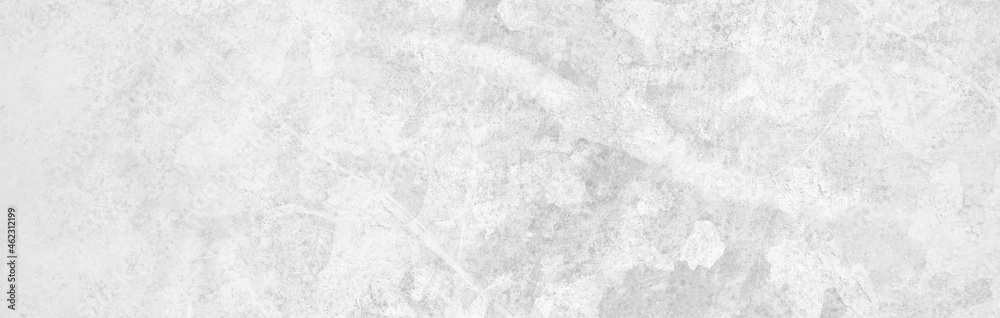 White background with grunge texture, silver gray painted marbled white background, vintage grunge textured design on stone gray color banner, distressed old antique parchment paper