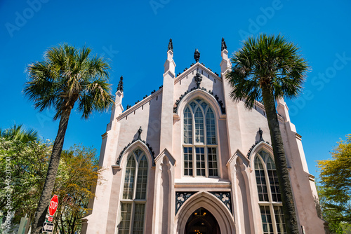 Tablou Canvas Huguenot Church in Charleston, South Carolina