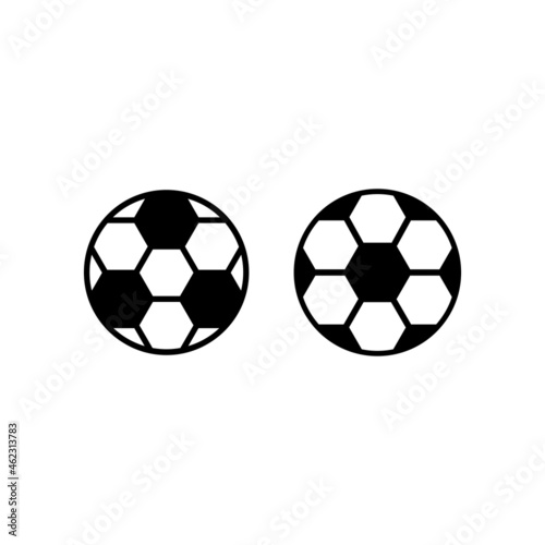 Football icon vector with simple and trendy design