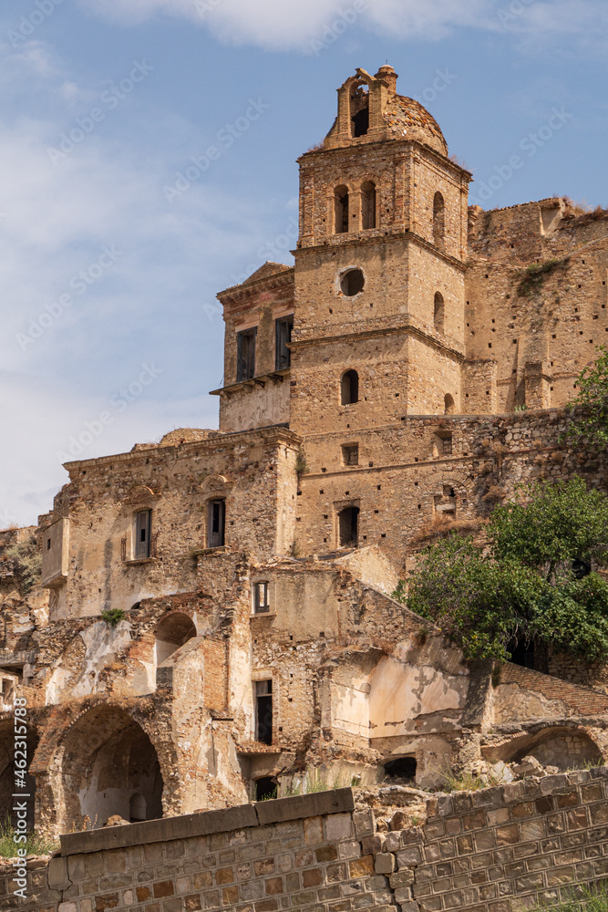 The abandoned village of Craco in Basilicata, Italy The abandoned village of Craco in Basilicata, Italy