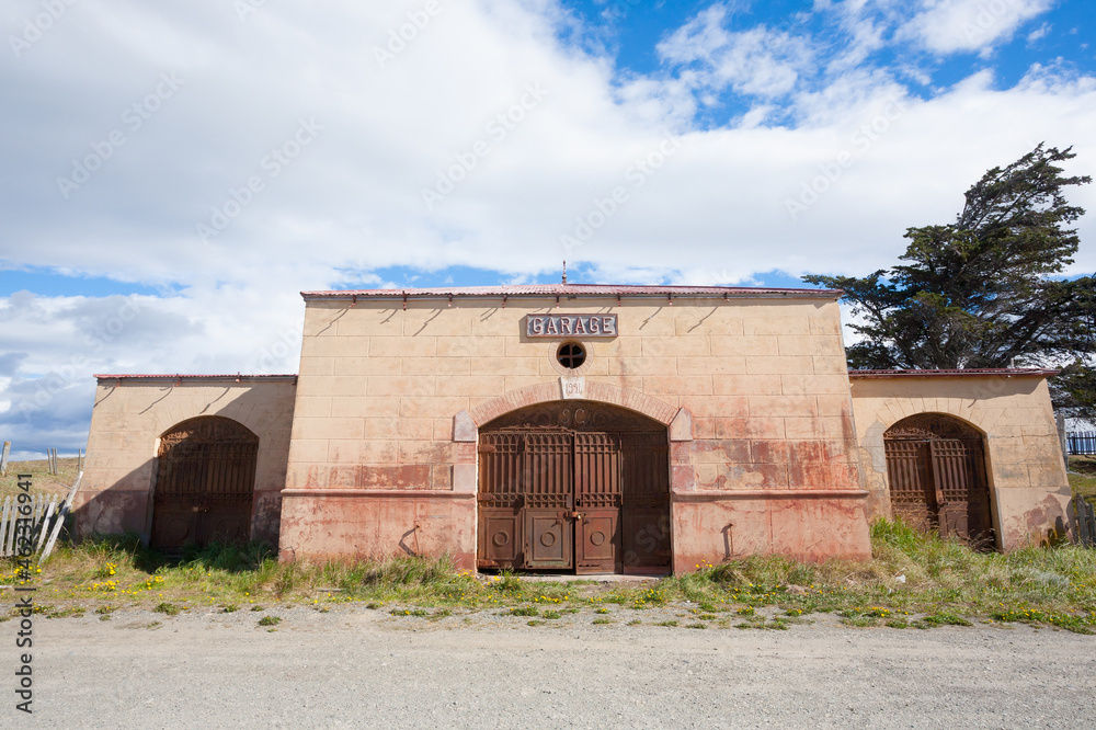 San Gregorio townscape, Punta Delgada, Chile landmark