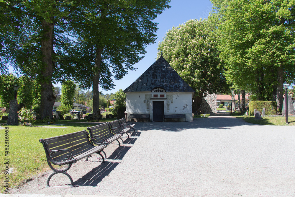 Gernerska Mausoleum opposite St Mary's church, Sigtuna, Sweden. Gernerska Mausoleum opposite St Mary's church, Sigtuna, Sweden.